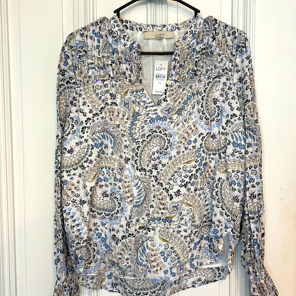 Long sleeve blouse
